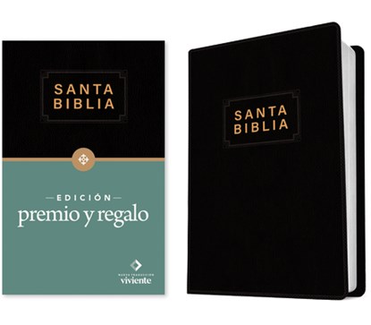 Santa Biblia NTV, Edicion premio y regalo (ViniPiel, Negro, Letra Roja), Tyndale House Publishers - Paperback - 9798400510229