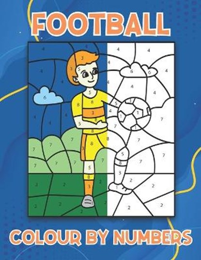 Football Colour By Numbers, PUBLICATIONS,  Langston - Paperback - 9798413949351