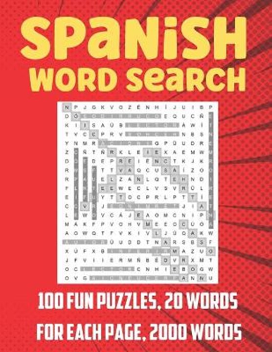 Spanish Word Search Large Print