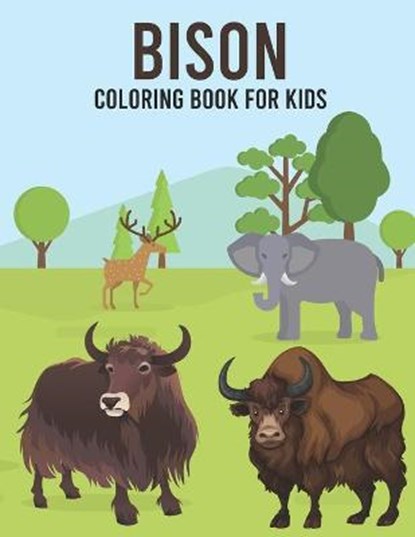 Bison Coloring Book For Kids, PRESS,  Mala Book - Paperback - 9798419960152