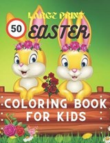 50 large print easter coloring book for kids - BOOKS,  Silve - 9798421361213