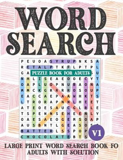 Word Search Puzzle Book For Adults, CREATION,  S Rafi - Paperback - 9798422175345