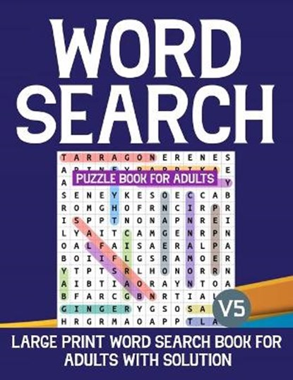 Word Search Puzzle Book For Adults, CREATION,  S Rafi - Paperback - 9798422175802