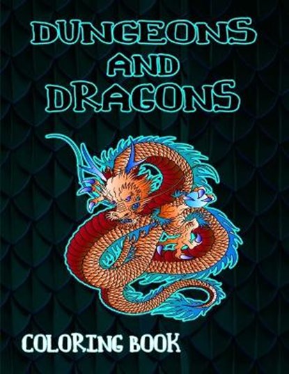 Dungeons And Dragons Coloring Book, OTERO,  Adam - Paperback - 9798422576371