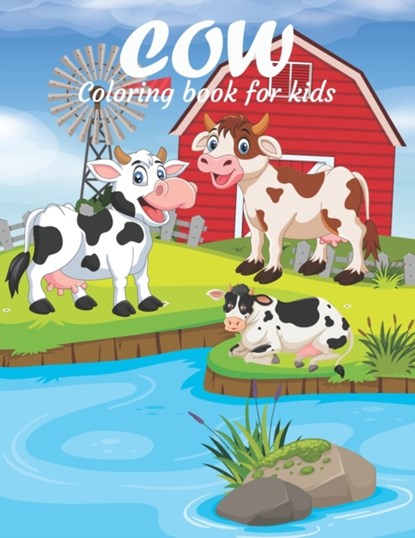 Cow Coloring Book For Kids, Hasifa Kiddies Publishing - Paperback - 9798508741662