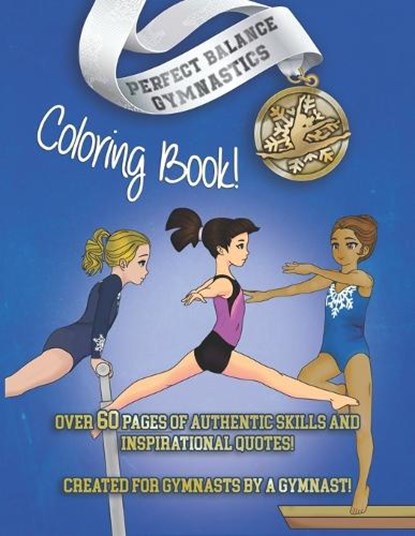 Perfect Balance Gymnastics Coloring Book, Kamily Corral - Paperback - 9798535135694