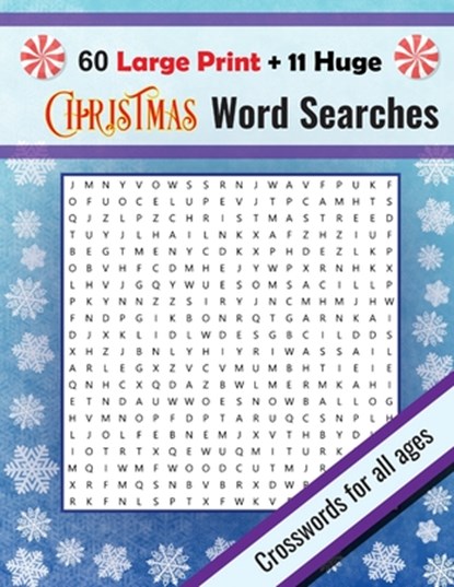 Christmas Word Searches: Large Print + Huge Christmas Themed Crosswords, Fun For All Ages, Stephen W. H. Martin - Paperback - 9798572066531