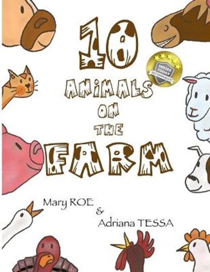 10 Animals on the Farm, ROE,  Mary - Paperback - 9798574599488