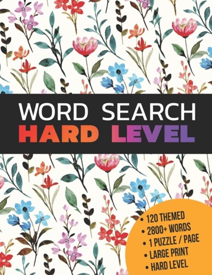 Word Search Hard Level, Funfun Jumbo Wordsearch - Paperback - 9798576283798