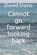 Cannot go forward looking back, DAVIS,  David James - Paperback - 9798584122300