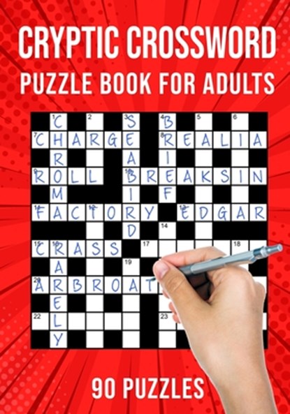 Cryptic Crossword Puzzle Book for Adults, Puzzle King Publishing - Paperback - 9798645574680