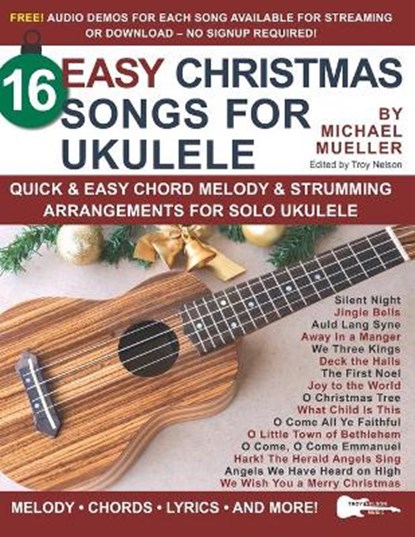 16 Easy Christmas Songs for Ukulele, Michael Mueller - Paperback - 9798681021629