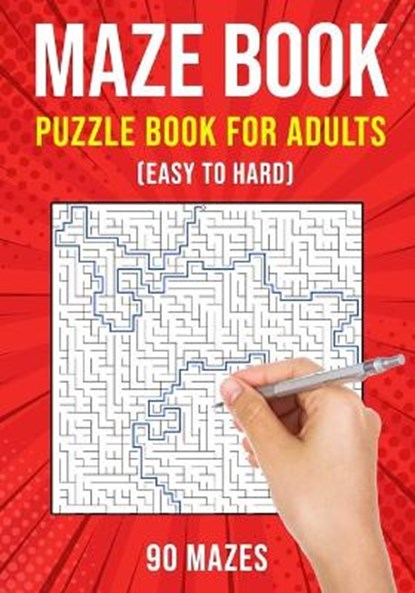 Maze Puzzle Books for Adults & Teens, Puzzle King Publishing - Paperback - 9798698114864