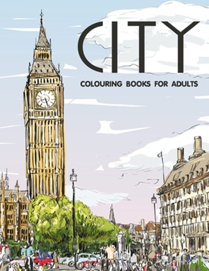 City Colouring Books for Adults, Shut Up Coloring - Paperback - 9798704077442