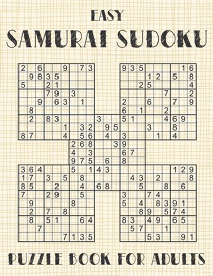 Samurai Sudoku Puzzle Book for Adults - Easy, Hammond Oliver Hammond - Paperback - 9798704800101