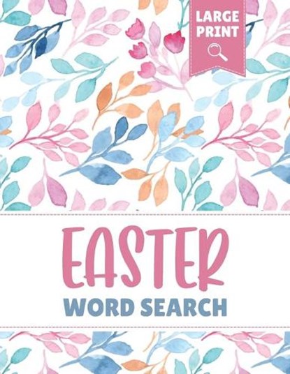 Easter Word Search Large Print, Blue Kuz - Paperback - 9798712717101