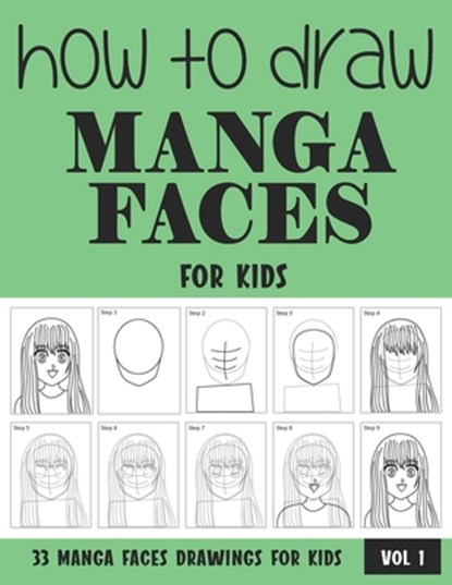 How to Draw Manga Faces for Kids, Sonia Rai - Paperback - 9798719719429