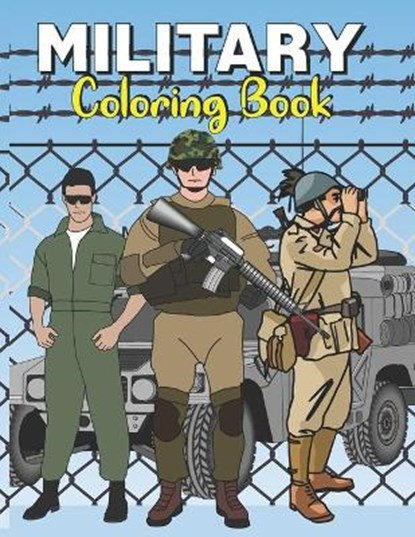 Military Coloring Book, Dan Green - Paperback - 9798722271044