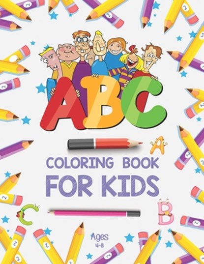 ABC Coloring Book for Kids Ages 4-8, Khorseda Press Publication - Paperback - 9798727587591
