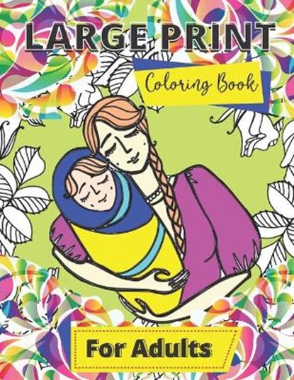 Large Print Adult Coloring Book, Ricky Be Action - Paperback - 9798730225428