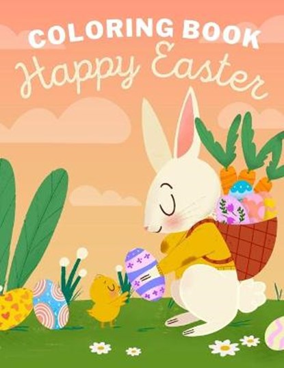 Happy easter coloring book, GIFT,  Easter - Paperback - 9798731486903