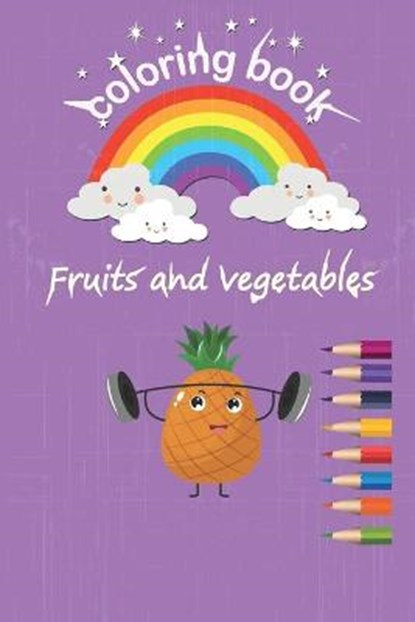 coloring Fruits and vegetables, AYOUB,  Med - Paperback - 9798731837422