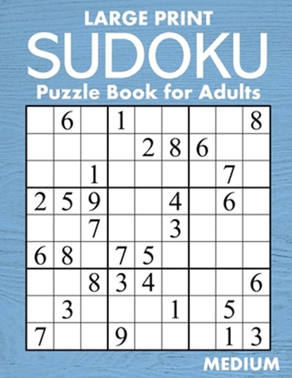 Large Print Medium Sudoku Puzzle Book for Adults, Oliver Hammond - Paperback - 9798736434992