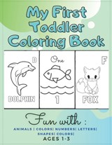 My First Toddler Coloring Book Fun with - Angel Cat - 9798740305257