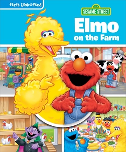 Sesame Street Elmo on the Farm: First Look and Find, Pi Kids - Gebonden - 9798765409794