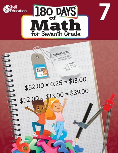 180 Days™: Math for Seventh Grade, Darlene Misconish Tyler - Paperback - 9798765952788