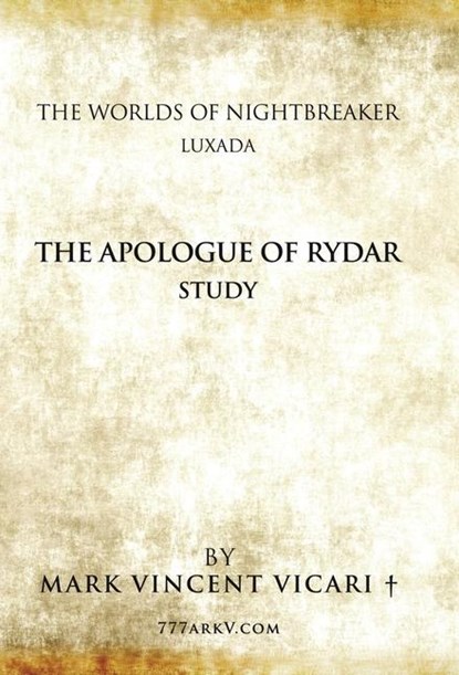 The Apologue of Rydar Study, Mark Vincent Vicari - Gebonden - 9798823023030