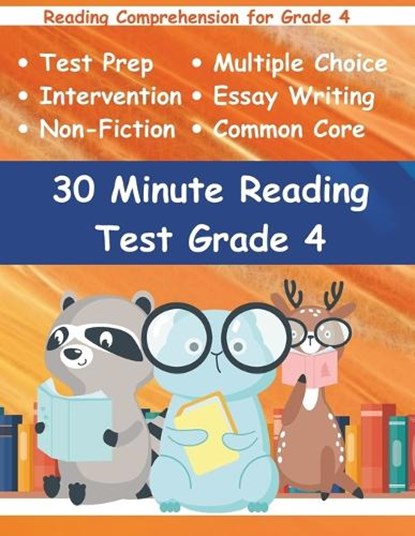 30 Minute Reading Test Grade 4: Reading Comprehension for 4th Grade, Adam Free - Paperback - 9798861680929