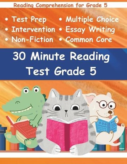 30 Minute Reading Test Grade 5: Reading Comprehension for 5th Grade, Adam Free - Paperback - 9798862041385