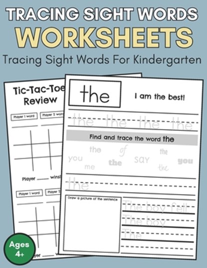 Tracing Sight Words Worksheets: Sight Words In Kindergarten, Tracing Sight Words Worksheets Kindergarten, Kindergarten First 100 Sight Words To Learn,, Resource Teacher's Guide - Paperback - 9798866835249