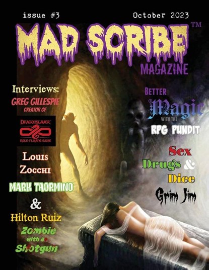 Mad Scribe Magazine issue #3, Chris Miller - Paperback - 9798868920639