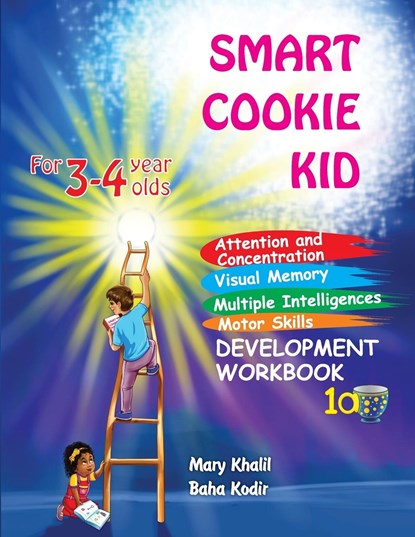 Smart Cookie Kid For 3-4 Year Olds Attention and Concentration Visual Memory Multiple Intelligences Motor Skills Book 1A, Mary Khalil ;  Baha Kodir - Paperback - 9798869006691