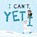 I Can't Yeti, Sadie Dabney - Paperback - 9798869038227