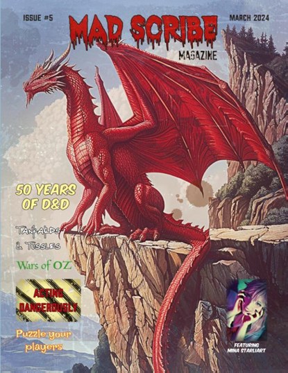 Mad Scribe Magazine Issue #5, Christopher M Miller - Paperback - 9798869309792