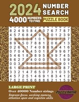 2024 Large Print Number Search Puzzle for Adult, Teens and Seniors.: Over 40,000 Number Strings. Improve focus, working memory, attention span and cog - Jason Stan - 9798874101169