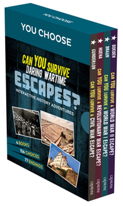 You Choose: Can You Survive Daring Wartime Escapes? 4-Book Boxed Set, Jessica Gunderson - Paperback - 9798875237027