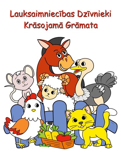 Lauksaimniec¿bas Dz¿vnieki Kr¿sojam¿ Gr¿mata, Maryan Ben Kim - Paperback - 9798881455699