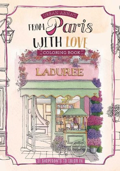 Urban Anna's from Paris with Love Coloring Book, Astrid Wielinga - Paperback - 9798881601980