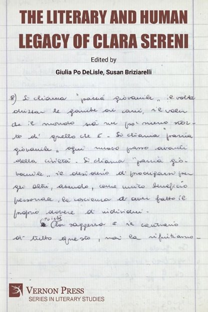 The Literary and Human Legacy of Clara Sereni, Giulia Po DeLisle ; Susan Briziarelli - Paperback - 9798881902360