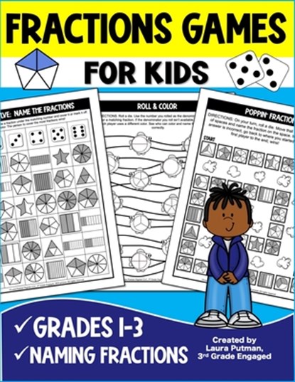 Fractions Games for Kids, Laura Putman - Paperback - 9798882983283