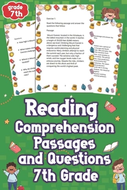 Reading Comprehension Passages and Questions 7th Grade: Unlock Your Child's Potential with Engaging 7th Grade Reading Passages & Questions! Dive into, Sabrina Jeffries - Paperback - 9798883652430