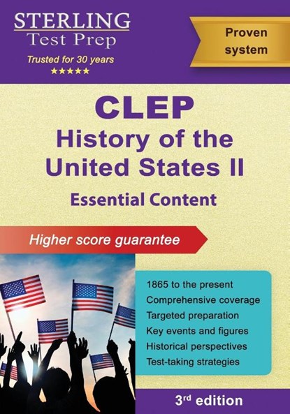 CLEP History of the United States II, Sterling Test Prep - Paperback - 9798885572309