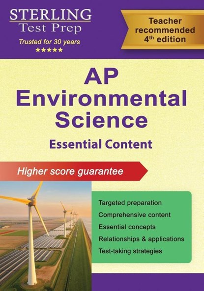 AP Environmental Science Essential Content, Sterling Test Prep - Paperback - 9798885573320