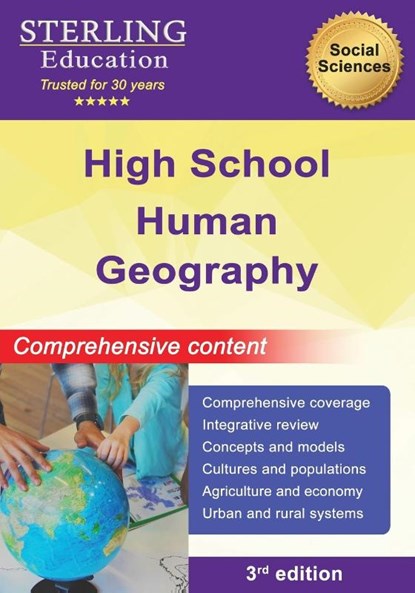 High School Human Geography, Sterling Education - Paperback - 9798885573542