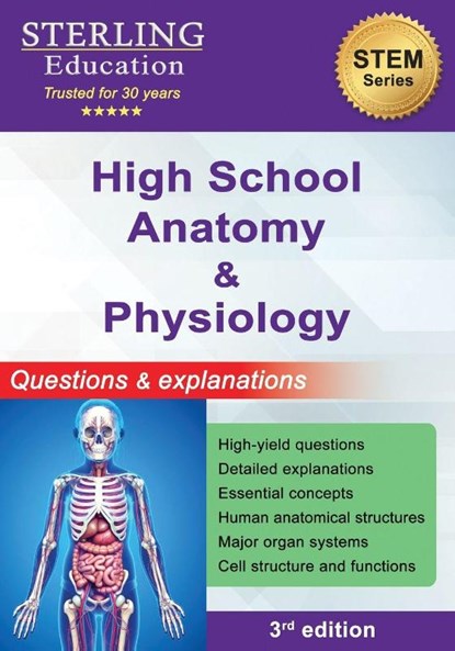 High School Anatomy and Physiology, Sterling Education - Paperback - 9798885573610