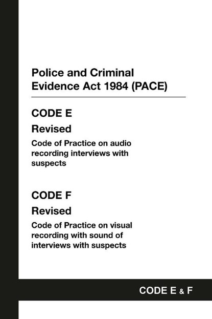 PACE Code E and F, Home Office - Paperback - 9798885590938